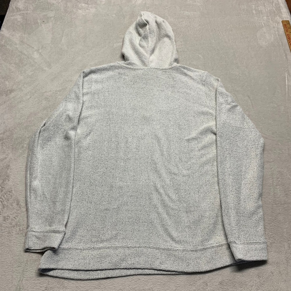Carnegie Mellon 1/4 Zip Sweater Hooded Mens XL Gray Scotty Dog Tartans Y2K - Picture 2 of 7